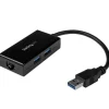 Adaptador de Red StarTech USB31000S2H Ethernet Gigabit/USB 3.0 + 2 Puertos USB