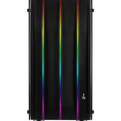 Aerocool Klaw RGB Cristal Templado / Negro - Caja/Torre