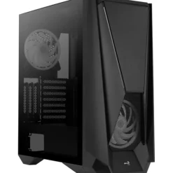 Aerocool Visor RGB Cristal Templado / Negro - Caja/Torre