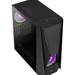 Aerocool Visor RGB Cristal Templado / Negro - Caja/Torre