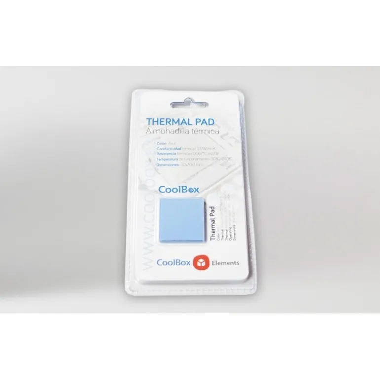 Almohadilla Térmica CoolBox Thermal PAD 3W Azul