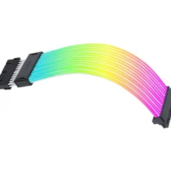 Cable Extensión Lian Li Strimer Wireless ARGB PW24-1W 24 Pines Para Placa Base Blanco