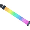 Cable Extensión  Lian Li Strimer Wireless ARGB PW16-81W 12 + 4 Pines Para GPU Blanco