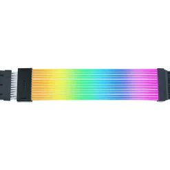 Cable Extensión  Lian Li Strimer Wireless ARGB PW24-1W-T  24 Pines Para Placa Base Blanco + Controlador