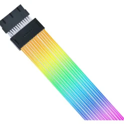 Cable Extensión  Lian Li Strimer Wireless ARGB PW24-1W-T  24 Pines Para Placa Base Blanco + Controlador