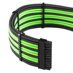 CableMod PRO ModMesh C-Series RMi/RMx Negro/Verde Claro - Kit Cables