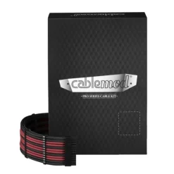 CableMod PRO ModMesh C-Series AXi/HXi/RM Negro/Rojo Sangre - Kit Cables