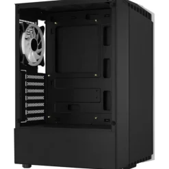 Caja/Torre Aerocool Bionic V2 RGB Cristal Templado Negro