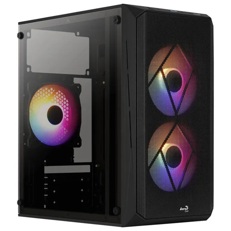 Caja/Torre Aerocool CS 107 V2 RGB Negro