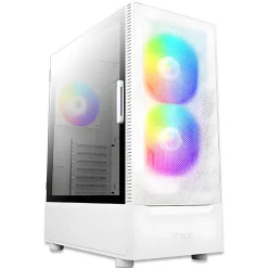 Caja/Torre Antec NX410 Gaming White Cristal Templado