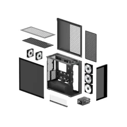 Caja/Torre Arctic Cooling Xtender Mirror Negro
