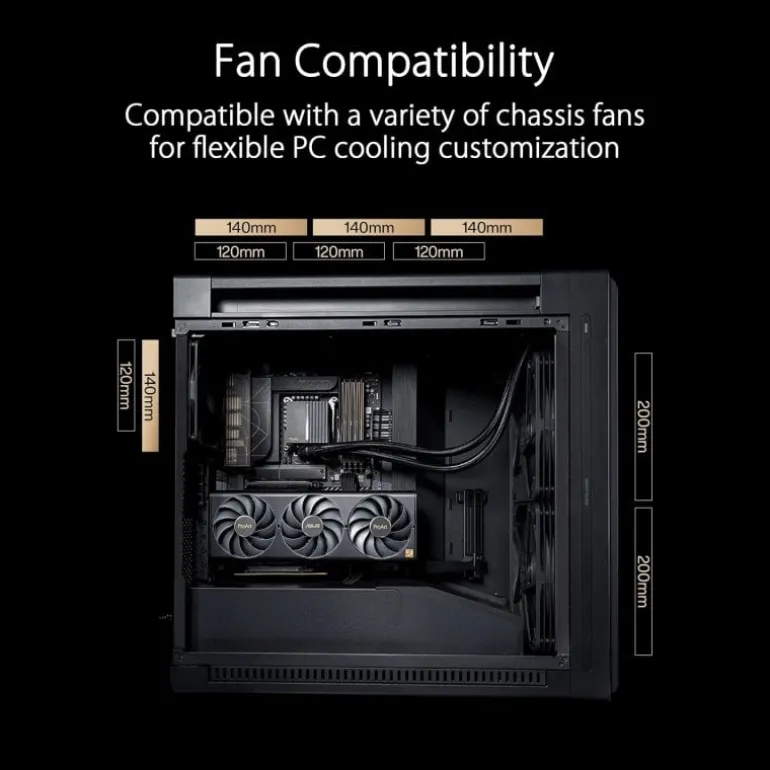 Caja/Torre Asus ProArt PA602 Negro