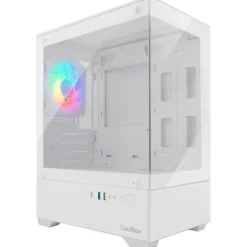 Caja/Torre Coolbox GM200 Vision Lite ARGB Blanca