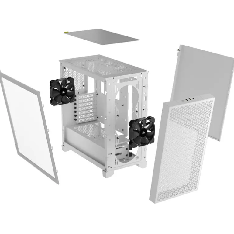 Caja/Torre Corsair 3000D Airflow Blanco