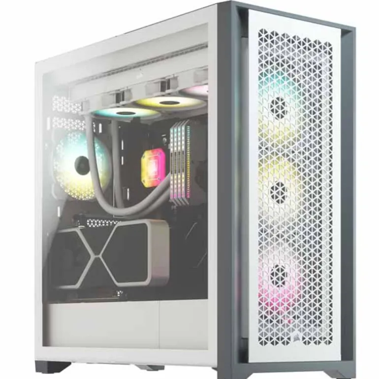 Caja/Torre Corsair 5000D AIRFLOW White Cristal Templado