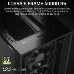 Caja/Torre Corsair FRAME 4000D RS Negro