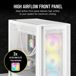 Caja/Torre Corsair iCue 5000D RGB Airflow Blanco