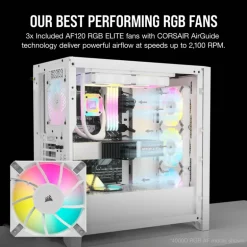 Caja/Torre Corsair iCue 5000D RGB Airflow Blanco