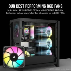 Caja/Torre Corsair iCue 5000D RGB Airflow Negro