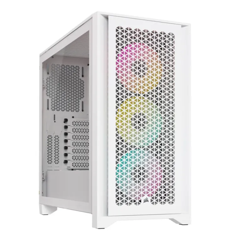 Caja/Torre Corsair iCue 4000D RGB Airflow Blanco