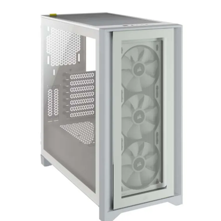 Caja/Torre Corsair iCUE 4000X RGB White Cristal Templado