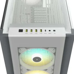 Caja/Torre Corsair iCUE 7000X White Cristal Templado