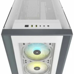 Caja/Torre Corsair iCUE 5000X RGB White Cristal Templado