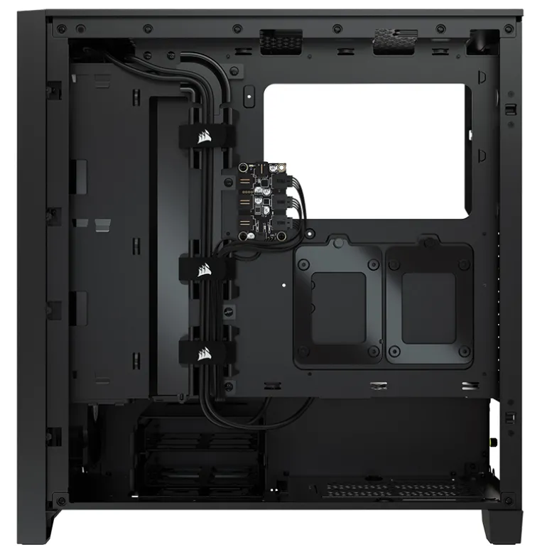 Caja/Torre Corsair iCUE 4000X RGB Black Cristal Templado