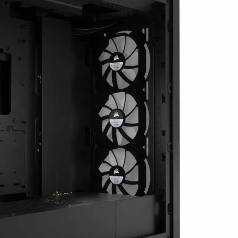 Caja/Torre Corsair iCUE 5000X RGB Black Cristal Templado