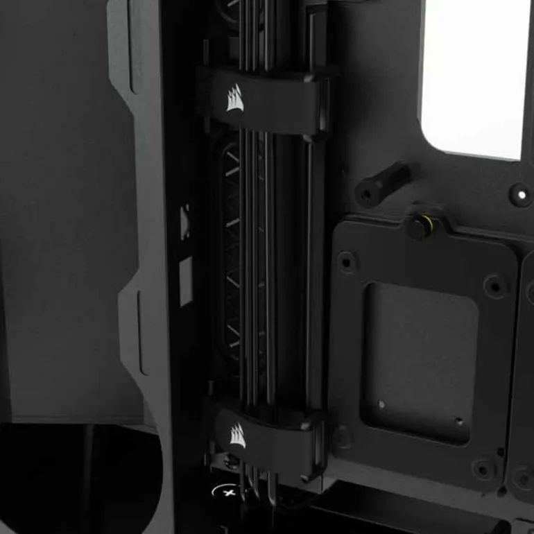 Caja/Torre Corsair iCUE 5000X RGB Black Cristal Templado