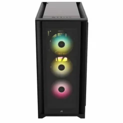 Caja/Torre Corsair iCUE 5000X RGB Black Cristal Templado