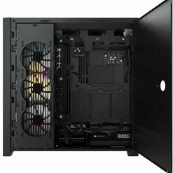 Caja/Torre Corsair iCUE 5000X RGB Black Cristal Templado
