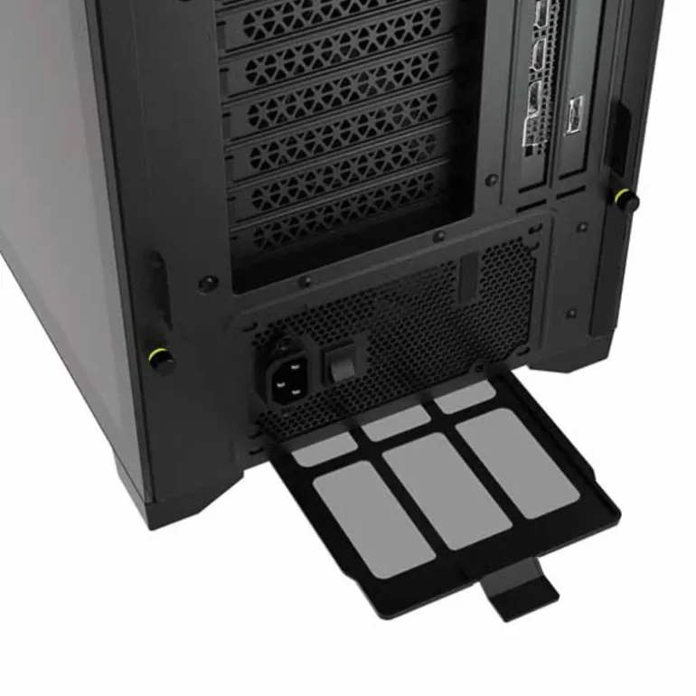 Caja/Torre Corsair iCUE 5000X RGB Black Cristal Templado