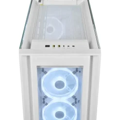 Caja/Torre Corsair iCUE 5000X RGB QL Edition Blanco