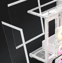 Caja/Torre Corsair 3500X ARGB Blanco