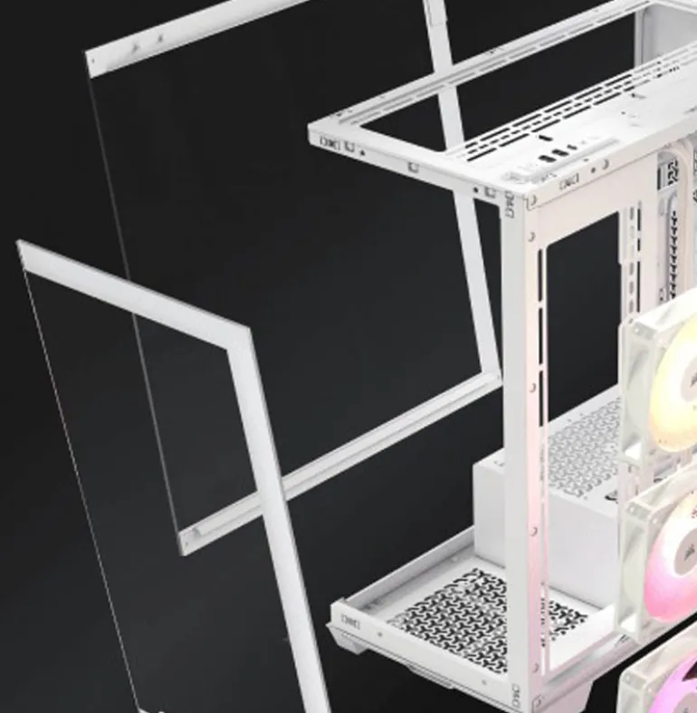 Caja/Torre Corsair 3500X ARGB Blanco