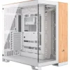 Caja/Torre Corsair 6500X Blanco Bambú