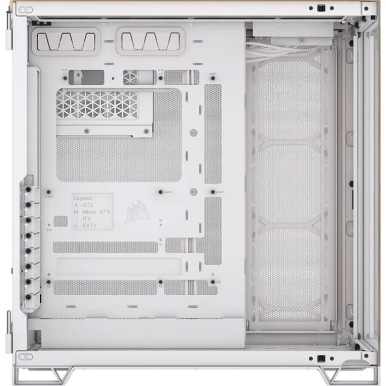 Caja/Torre Corsair 6500X Blanco Bambú