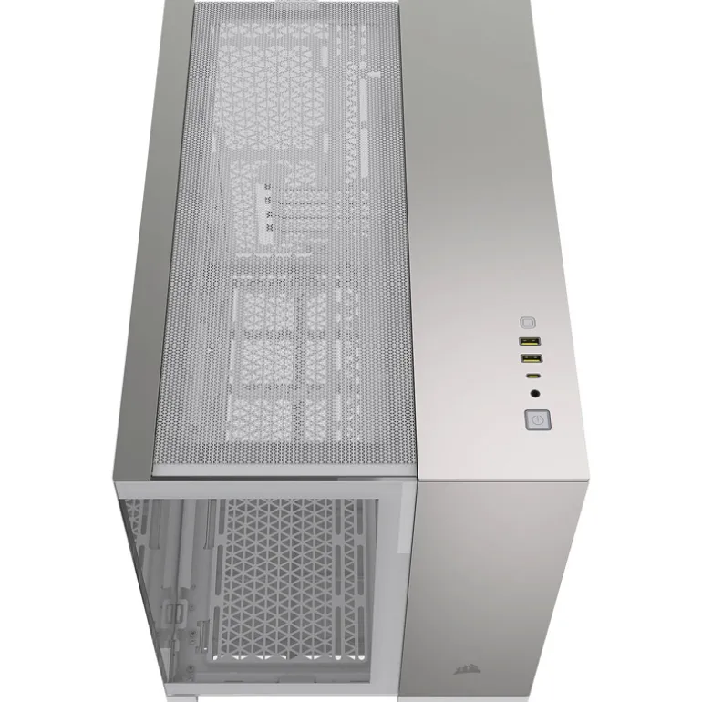 Caja/Torre Corsair 2500X Blanco/Gris Aluminio