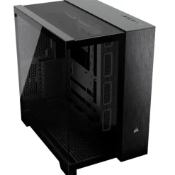 Caja/Torre Corsair 6500X Doble Cristal Negro, Aluminio Obsidiana