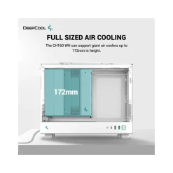 Caja/Torre DeepCool CH160 WH Blanco