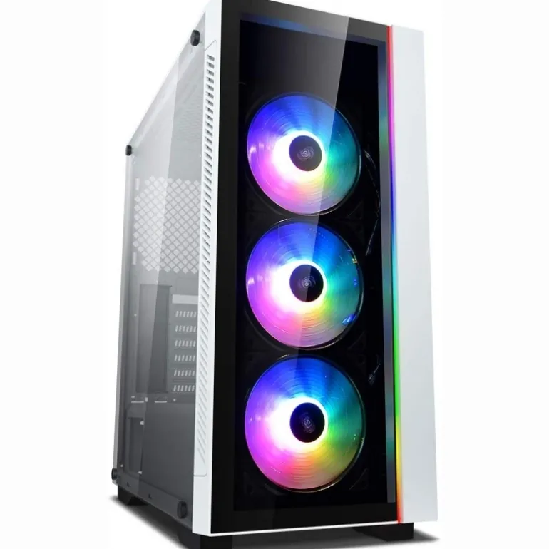 Caja/Torre DeepCool Matrexx 55 V3 ADD-RGB WH 3F Cristal Templado Blanco