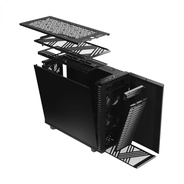 Caja/Torre Fractal Design Define 7 Negro Panel Lateral Insonorizado