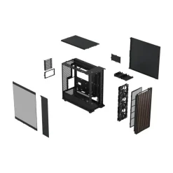 Caja/Torre Fractal Design North XL Charcoal TG Dark Negro