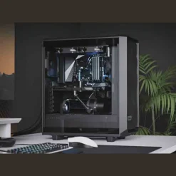 Caja/Torre Fractal Design Meshify 2 Compact Black Cristal Templado Light Tint