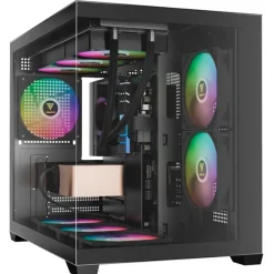 Caja/Torre Gamdias Aura GC10M ARGB Negro