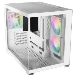 Caja/Torre Gamdias Aura GC10M ARGB Blanco