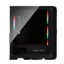 Caja/Torre Keep Out XC-220 Glass ARGB Negro