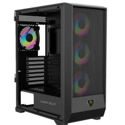 Caja/Torre Keep Out XC-501 Mesh ARGB Negro