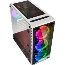 Caja/Torre Kolink Observatory RGB Cristal Templado / Blanco